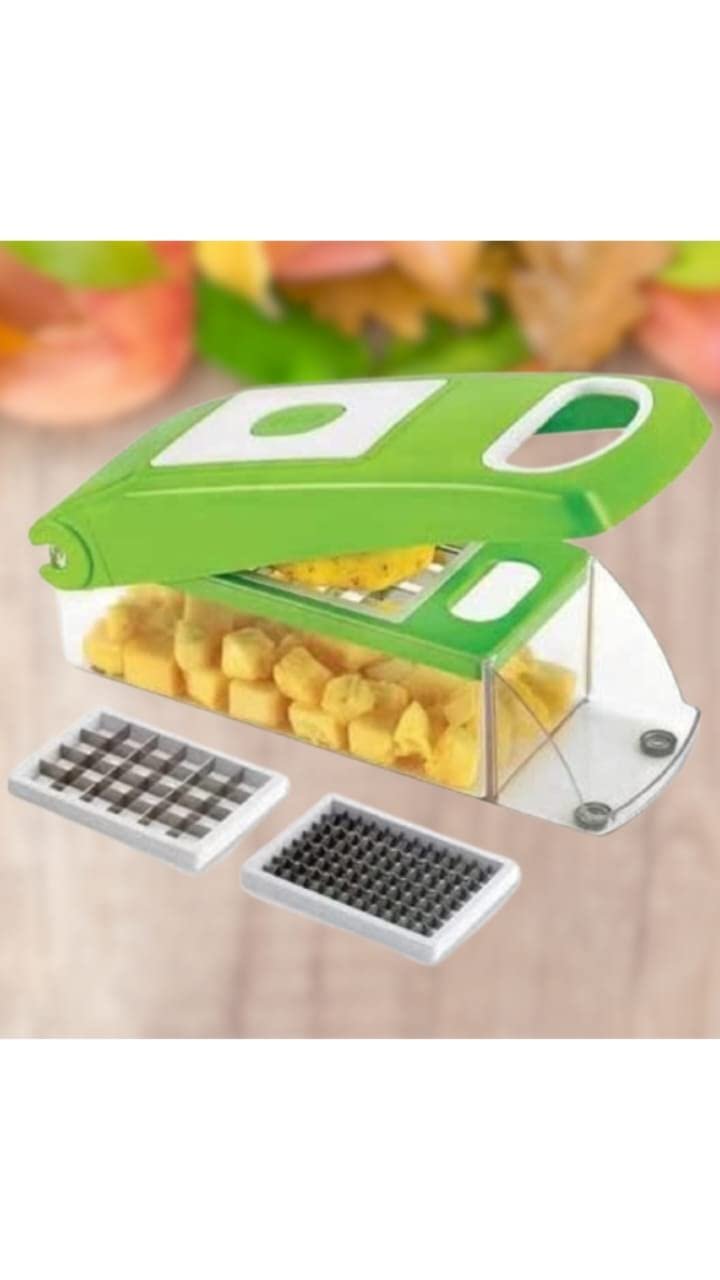 12 IN 1 NICER DICER ? All-in-One Vegetable and Fruit Chopper for Quick, Precise Slicing, Dicing, and Chopping
