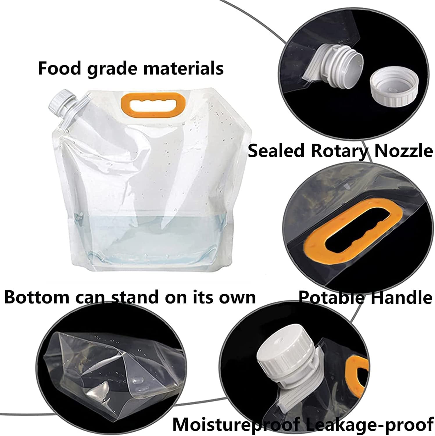 1 PC FOOD STORAGE BAG GRAIN SEALED BAG ? Airtight, Resealable Bag for Fresh Grain and Food Storage