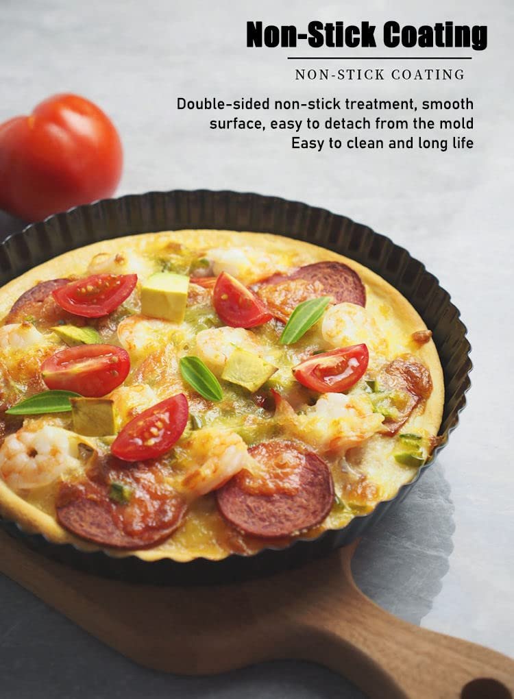 PIZZA PIE PAN ? Non-Stick, Easy-to-Clean Pizza Baking Pan for Perfectly Crispy Crusts