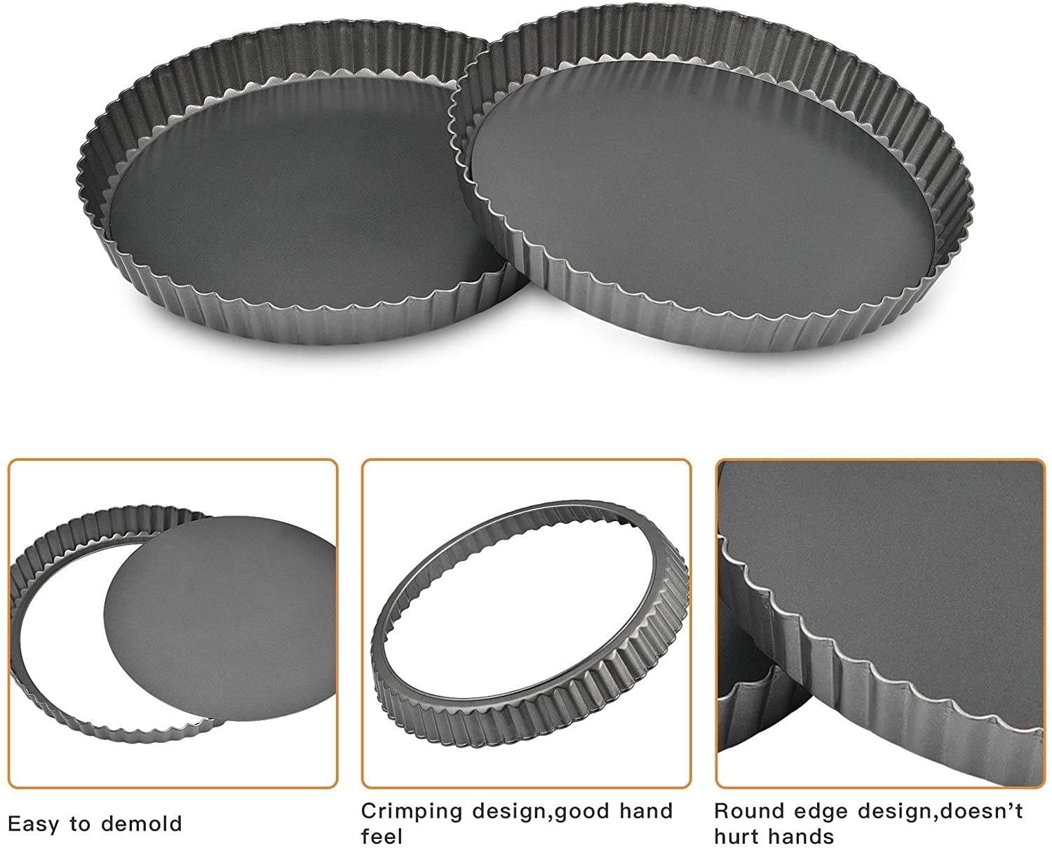 PIZZA PIE PAN ? Non-Stick, Easy-to-Clean Pizza Baking Pan for Perfectly Crispy Crusts