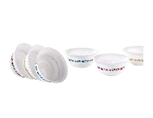 36 PCS EXCLUSIVE PLASTIC PRINTED ROUND DINNER SET ? Elegant and Durable Plastic Dinnerware Set for Everyday Use