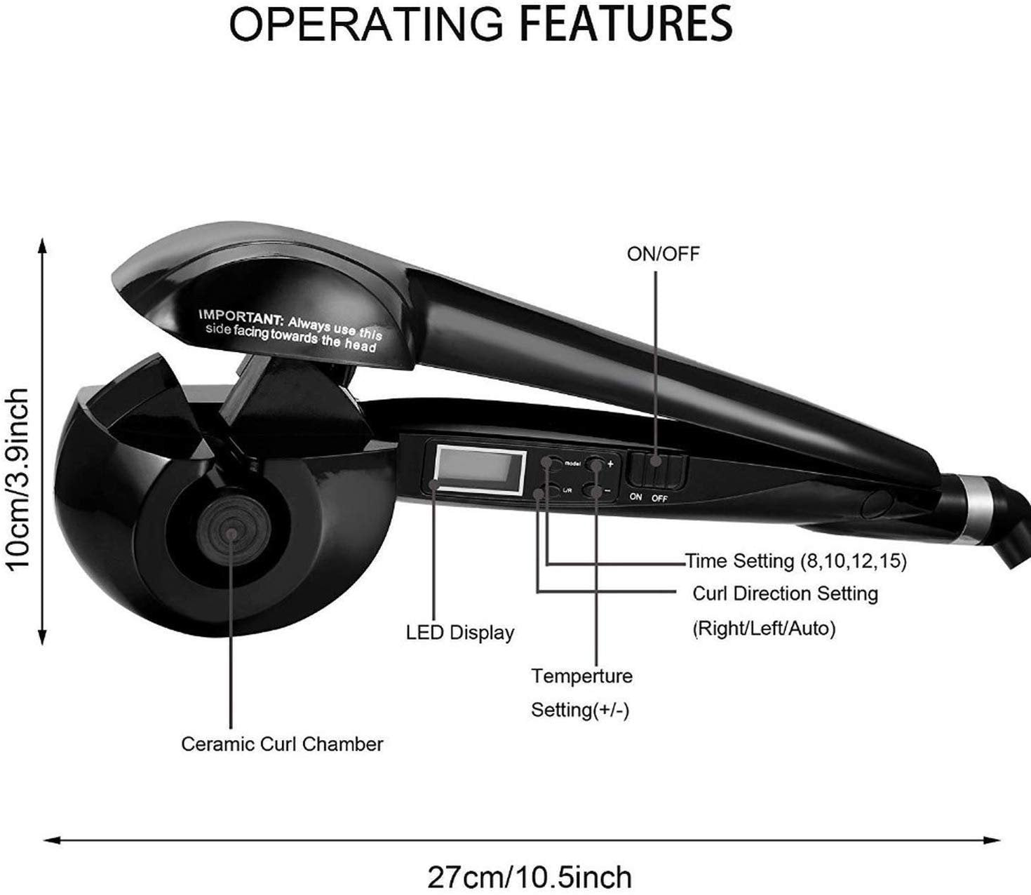 PERFECT HAIR CURLER ? Automatic Curling Iron for Effortless, Long-Lasting Curls and Waves