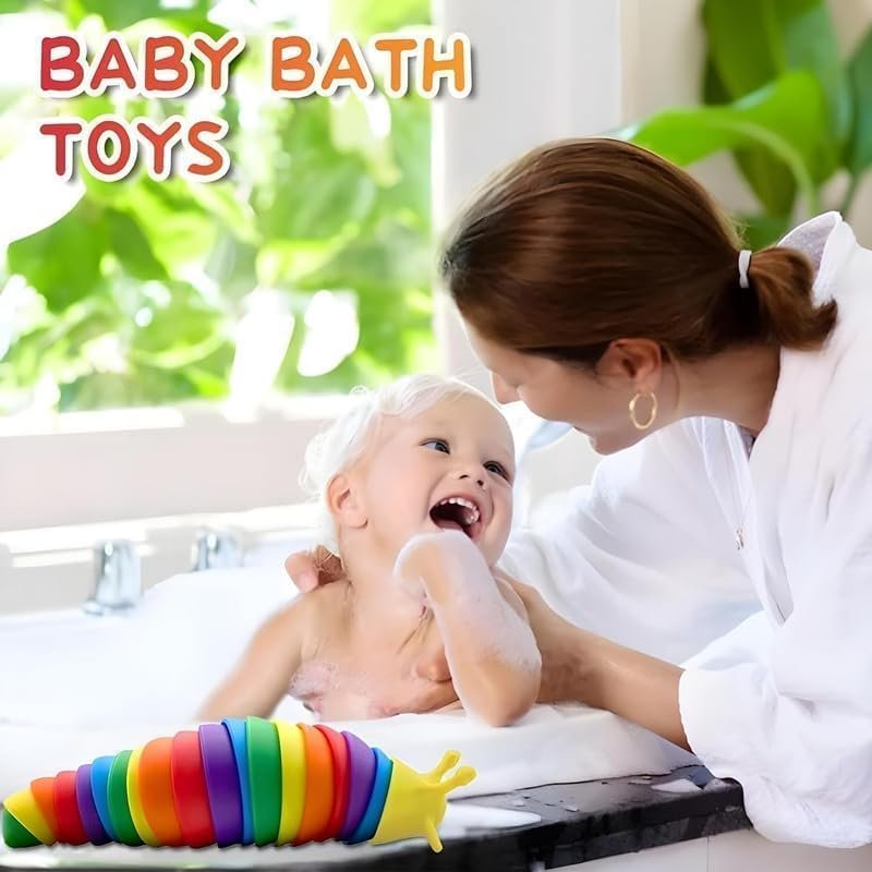 Finger Slug Toy ? Fun and Interactive Fidget Toy for Kids ? Squishy and Stretchy Sensory Toy for Stress Relief