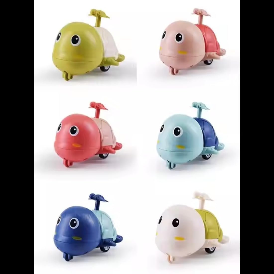 Press and Go Turtle ? Fun and Interactive Toy for Kids ? Encourages Motor Skills, Playful Movement, and Imagination