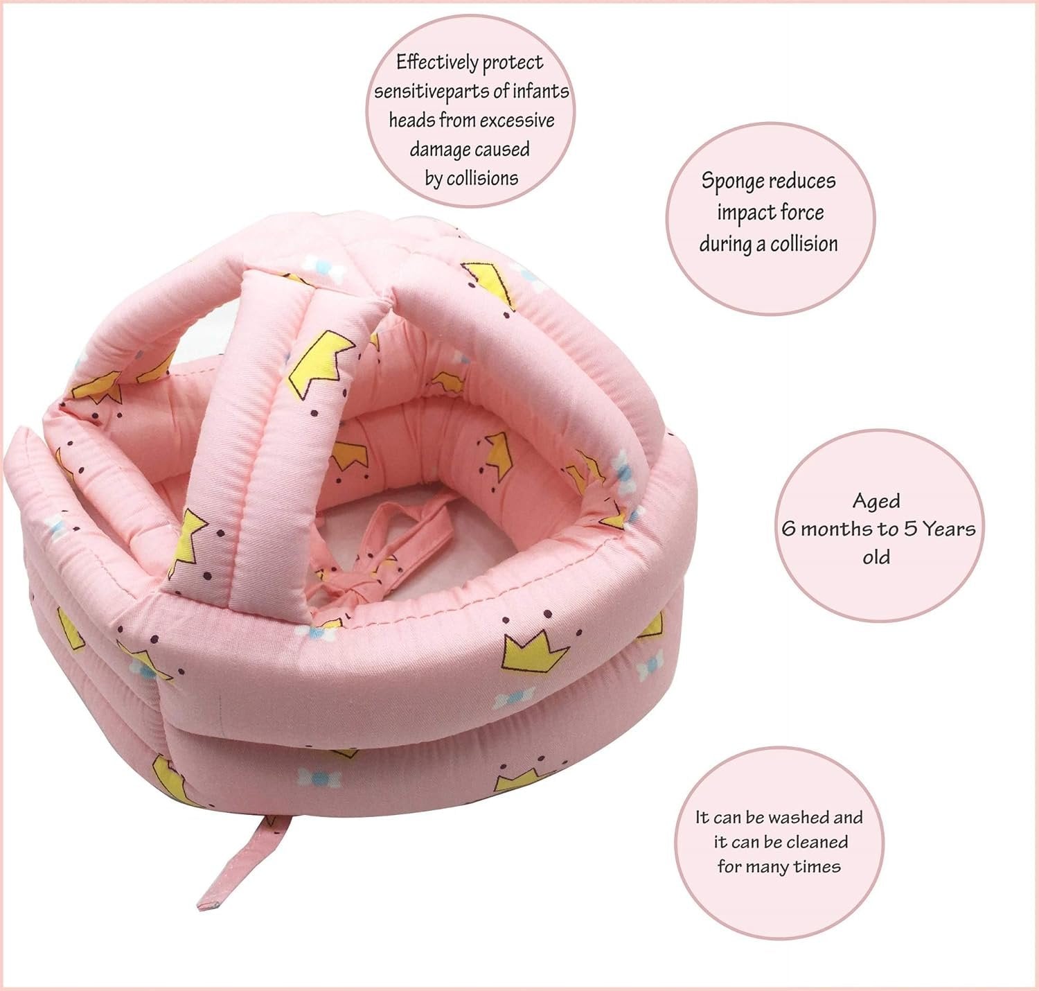 Baby Back Head Protector ? Soft and Safe Head Cushion for Infants ? Provides Protection and Comfort for Newborns