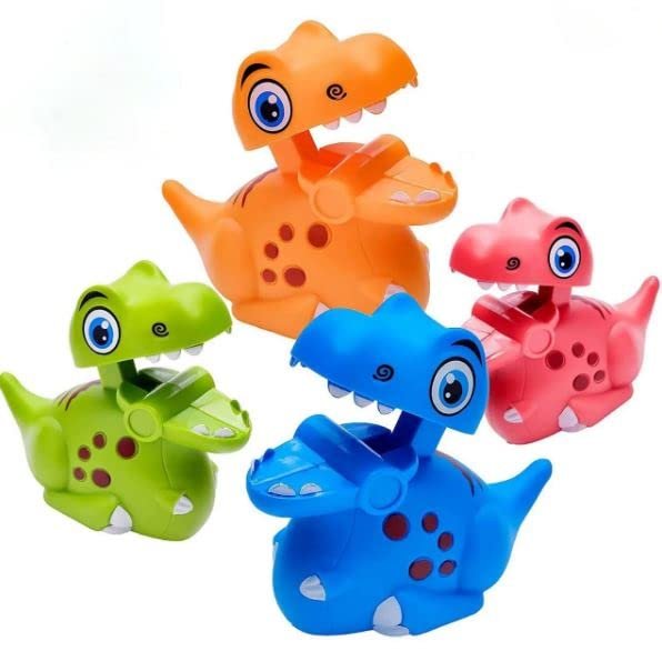 Press and Go Dinosaur ? Fun and Educational Toy for Kids ? Promotes Active Play, Motor Skills, and Imagination