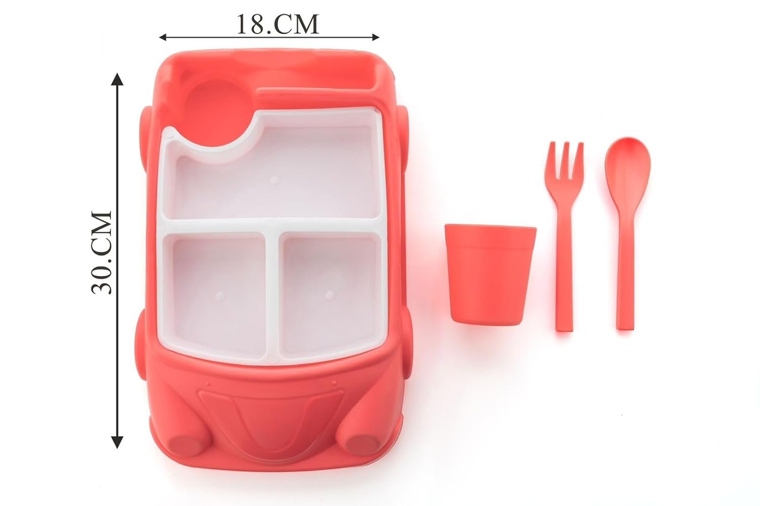 Car Lunch Box for Kids ? Fun and Practical Lunchbox ? Ideal for School, Picnic, and Outdoor Use ? Keeps Food Fresh and Organized