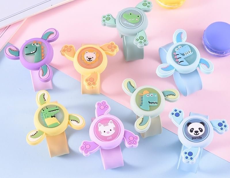 Spinning Slap Band ? Fun Fidget Toy for Kids ? Interactive Slap Bracelet with Spinning Action for Sensory Play