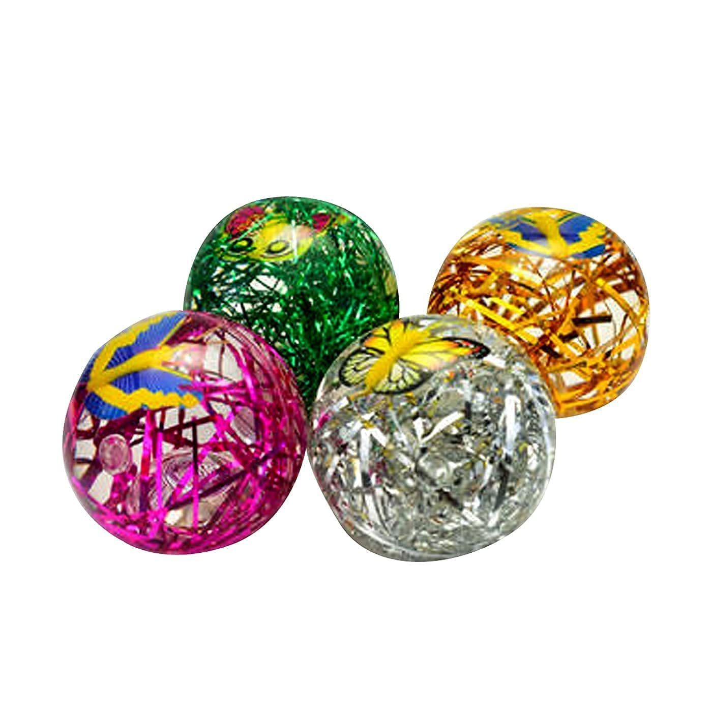 Super Duper Glitter Ball ? Sparkling Glitter Ball for Kids ? Bouncing, Shiny Fun for Play and Recreation