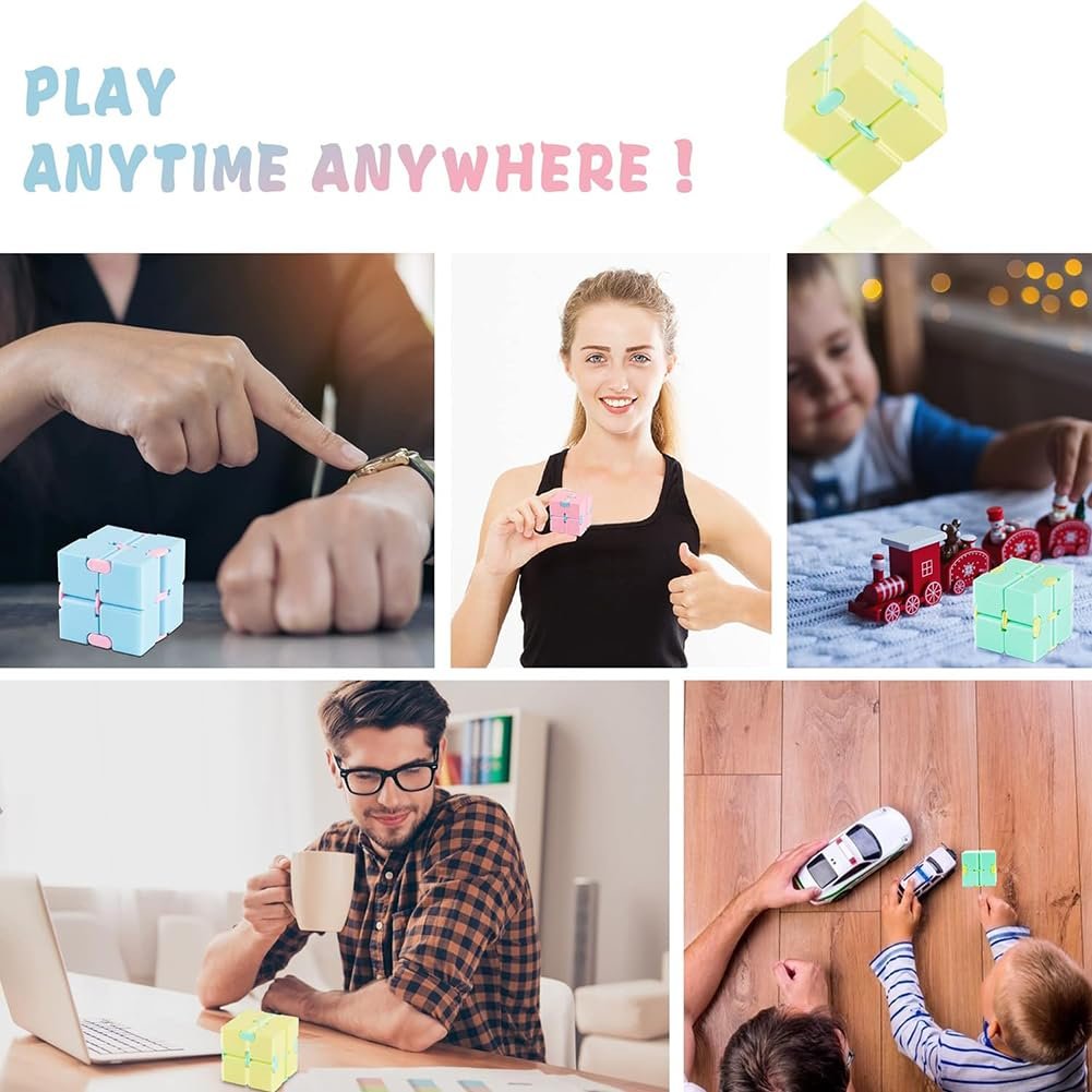 Infinity Magic Cube Game ? Endless Fun with Fidget Cube ? Puzzle Toy for Stress Relief and Focus