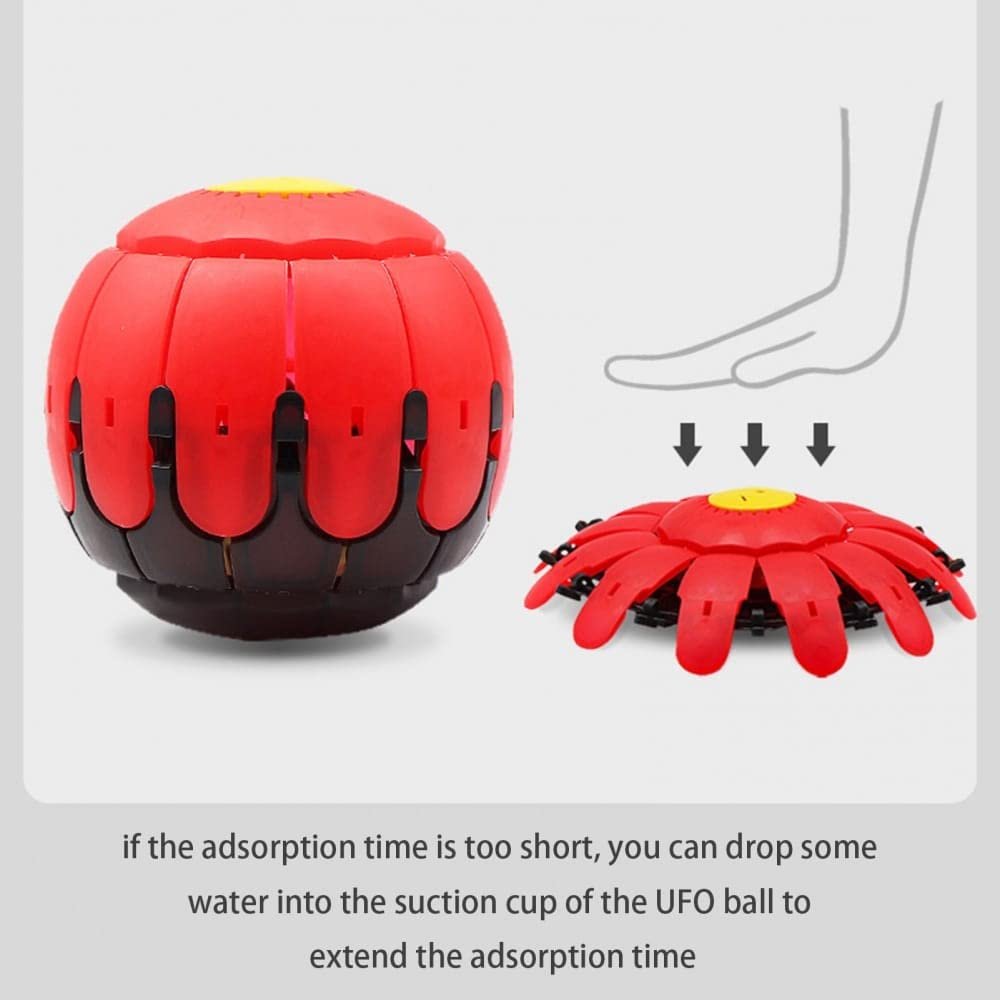 UFO Deformed Ball ? Unique Shaped Bounce Ball for Kids ? Fun and Engaging Bouncing Toy with Unique UFO Design