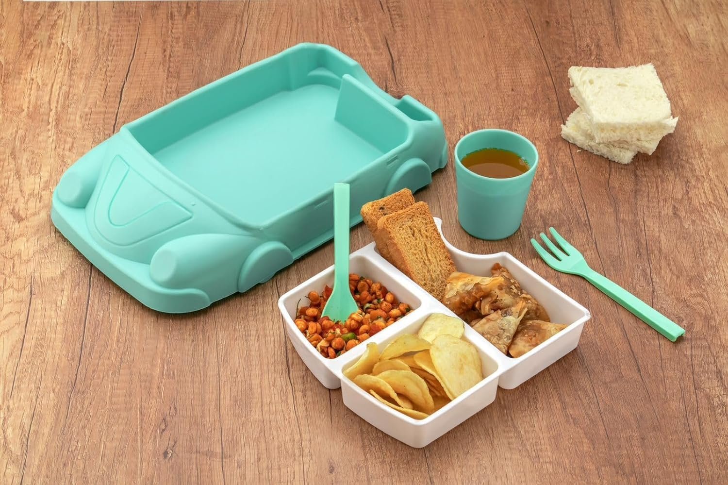 Car Lunch Box for Kids ? Fun and Practical Car Shaped Lunch Box ? Cute and Convenient Food Storage for School