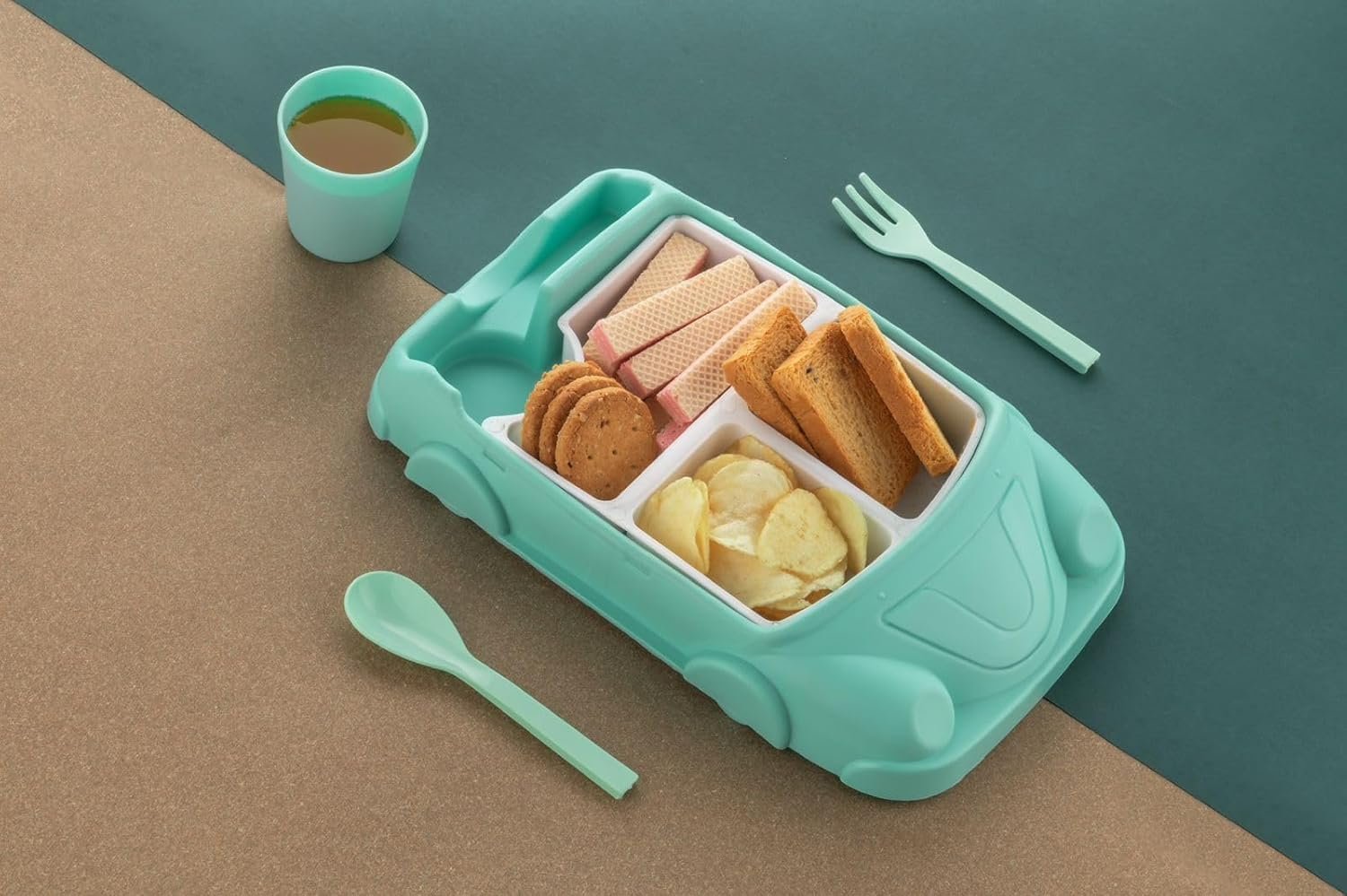 Car Lunch Box for Kids ? Fun and Practical Car Shaped Lunch Box ? Cute and Convenient Food Storage for School