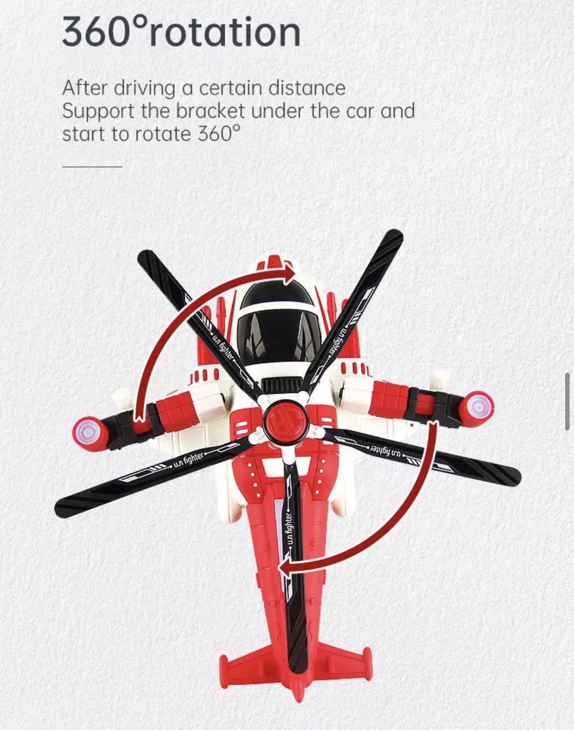 Children Stunt Electric Fighter Deformation Aircraft Plane Toy ? Transforming RC Fighter Jet ? Fun Action Toy for Kids