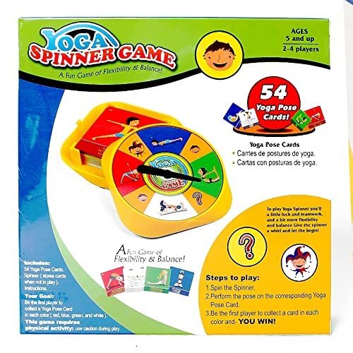 Yoga Spinner Game ? Fun Interactive Game for Kids ? Balance and Coordination Development Toy