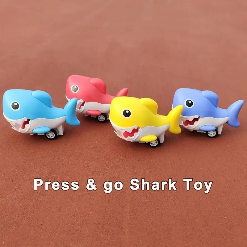 Press and Go Shark ? Fun Push and Go Toy for Kids ? Interactive Shark Toy for Toddlers