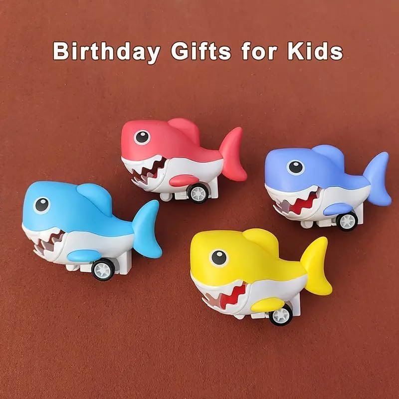 Press and Go Shark ? Fun Push and Go Toy for Kids ? Interactive Shark Toy for Toddlers