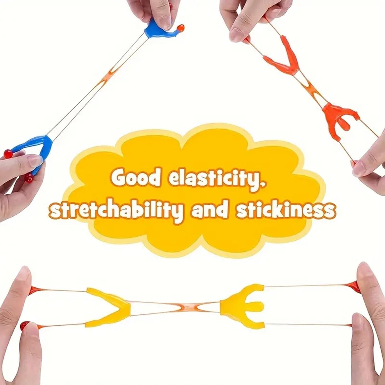 Climbing Spider (Set of 5) ? Fun Wall Climbing Spider Toys for Kids ? Sticky and Interactive Play