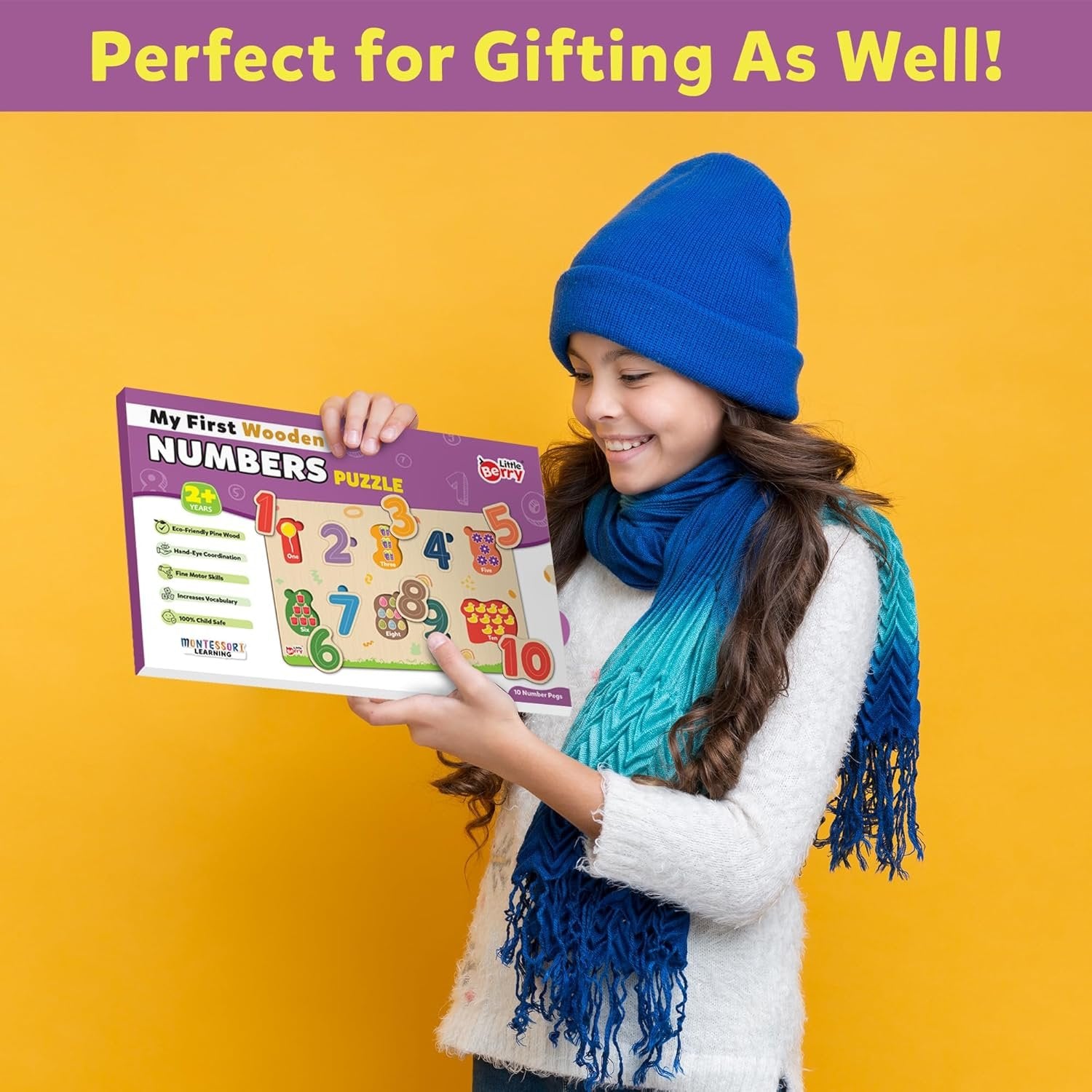 1 to 10 Number Puzzle ? Educational Number Puzzle for Toddlers ? Learn Numbers and Counting Fun Toy