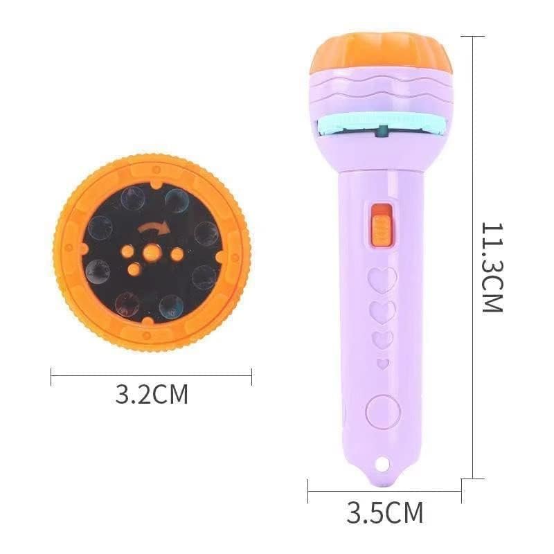 Mini Projector Flashlight Toy (3 Slides) ? Fun Projector Flashlight with Images for Kids ? Portable Toy for Storytelling