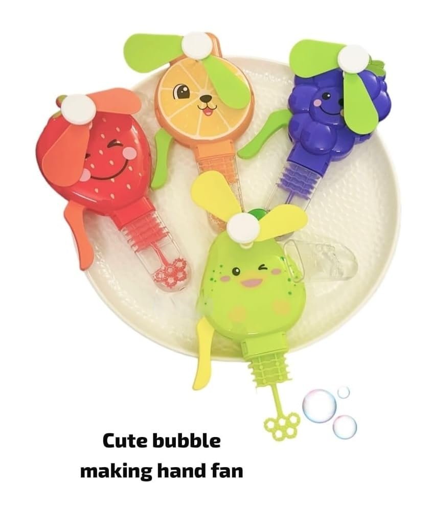 Fun Bubble Fan ? Fun Bubble Blower Fan for Kids ? Easy-to-Use Toy for Endless Bubble Fun