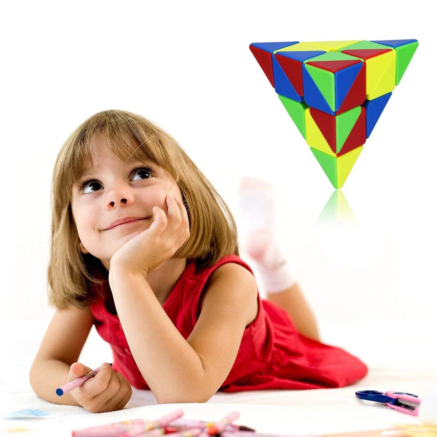 Pyramid Cube Game ? Fun and Challenging Puzzle Game for Kids and Adults ? Improve Problem-Solving Skills