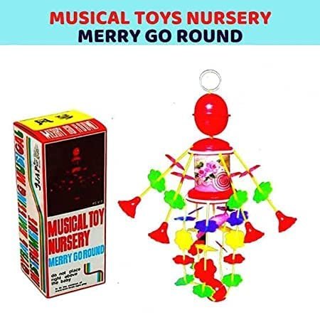 Musical Toy Nursery Merry Go Round ? Rotating Music Box for Babies ? Calming Tunes for Nursery or Baby Room