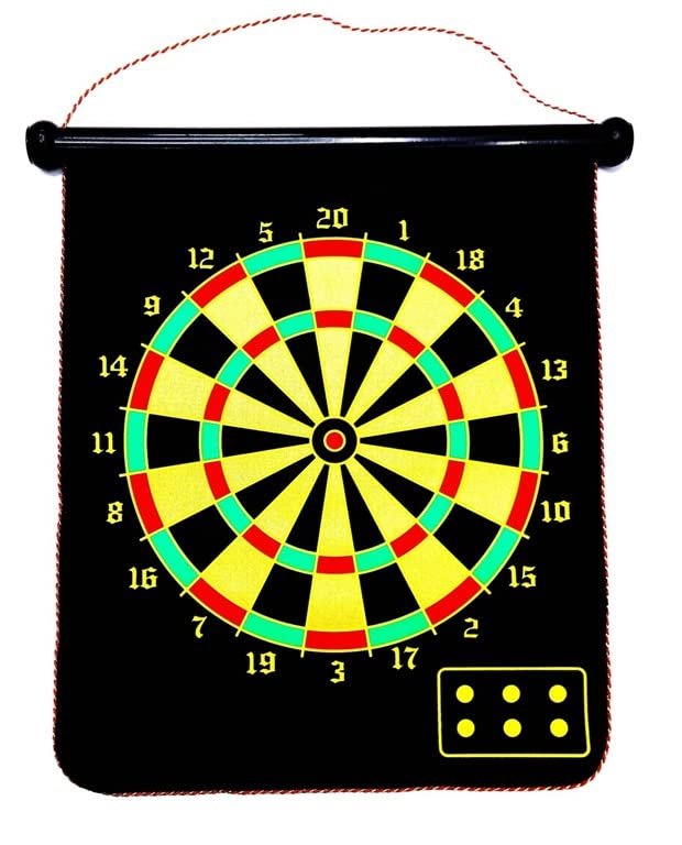 Magnetic Dart Board (12 Inch) ? Safe and Fun Dart Game for Kids ? Indoor Sports and Game Activity