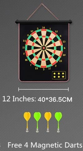 Magnetic Dart Board (12 Inch) ? Safe and Fun Dart Game for Kids ? Indoor Sports and Game Activity