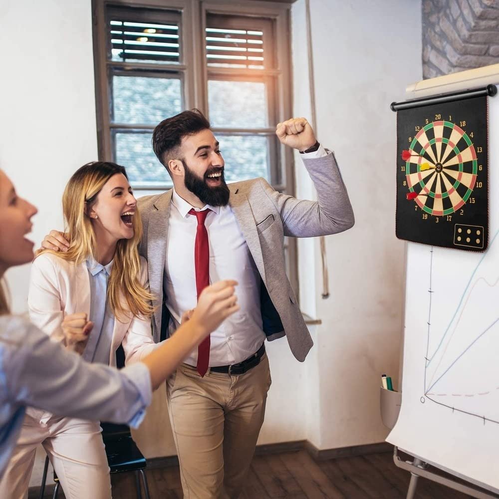 Magnetic Dart Board (12 Inch) ? Safe and Fun Dart Game for Kids ? Indoor Sports and Game Activity