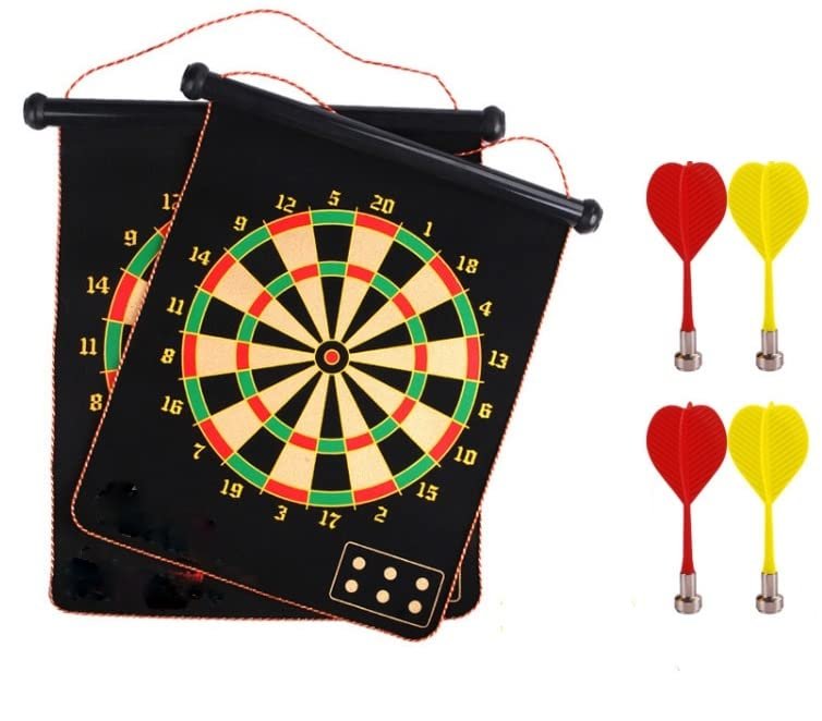 Magnetic Dart Board (12 Inch) ? Safe and Fun Dart Game for Kids ? Indoor Sports and Game Activity