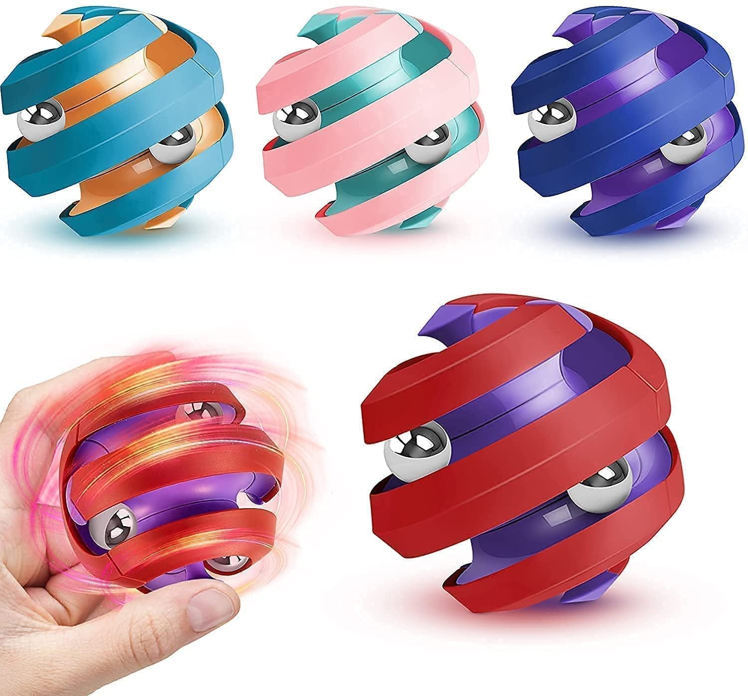 Orbit Ball ? Fun and Interactive Spinning Toy ? Colorful and Engaging Ball for Kids and Adults