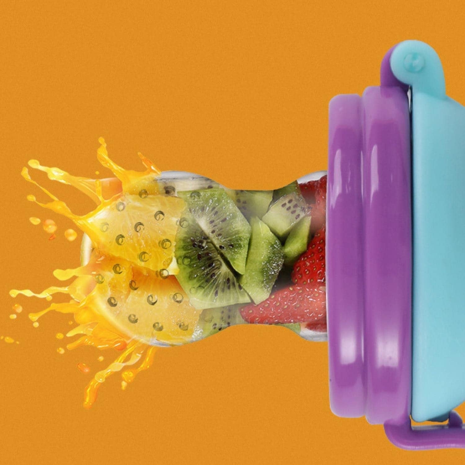 Baby Natural Fruit & Food Feeder (Small) ? Safe and Easy Feeder for Infants ? Teething and Feeding Solution