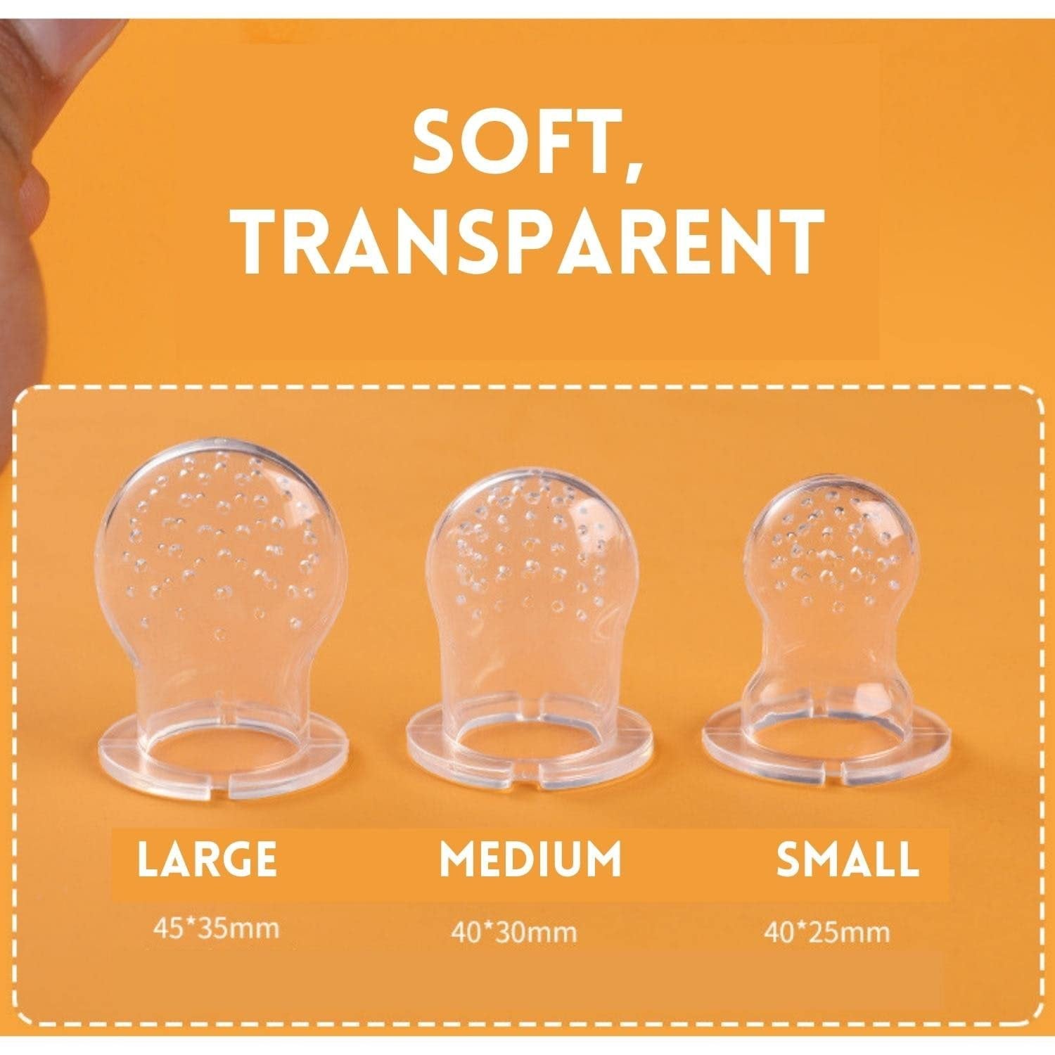 Baby Natural Fruit & Food Feeder (Small) ? Safe and Easy Feeder for Infants ? Teething and Feeding Solution