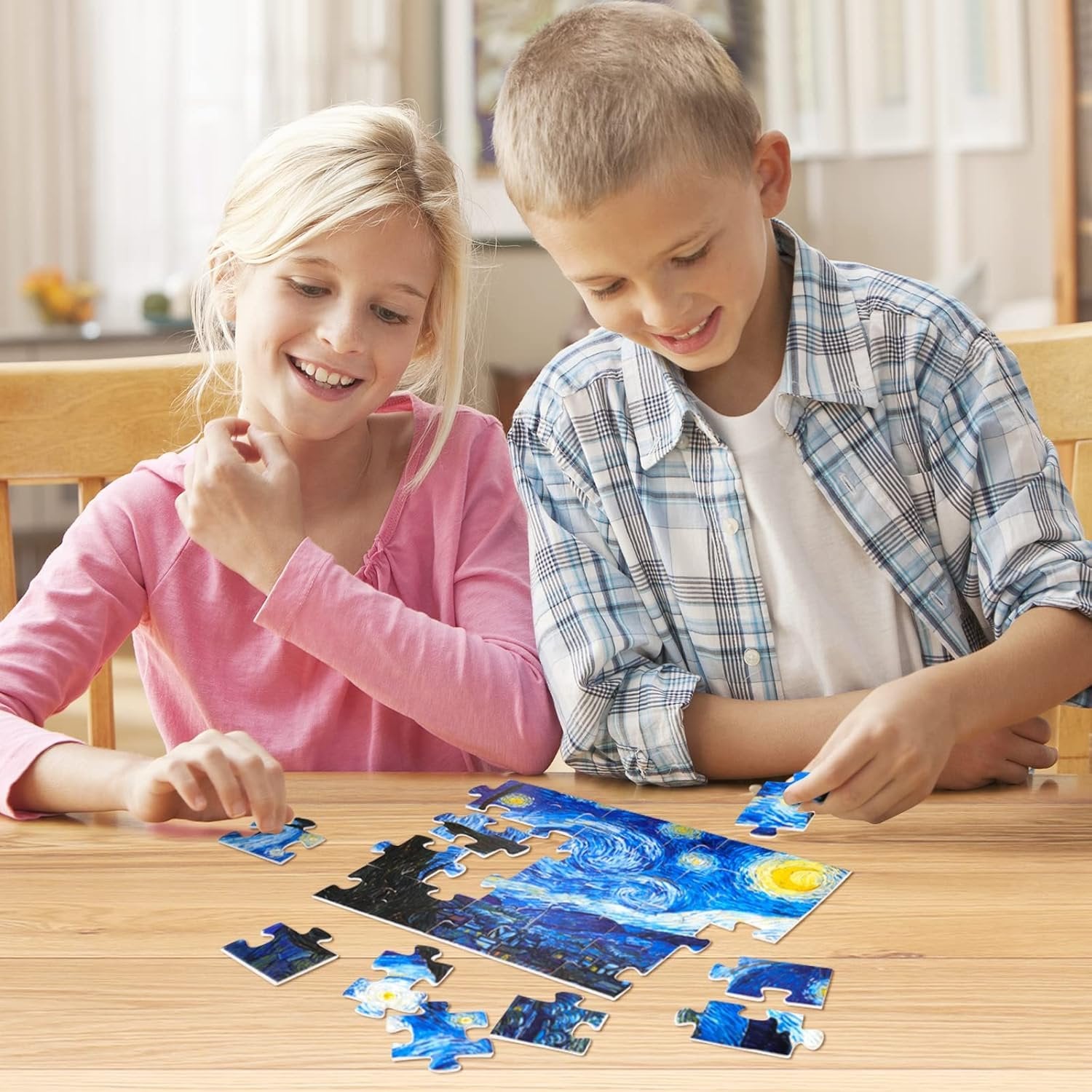 2 PCS Magical World Puzzle (120 PCS Each) ? Colorful and Engaging Puzzle Set for Kids ? Fun Activity for Children