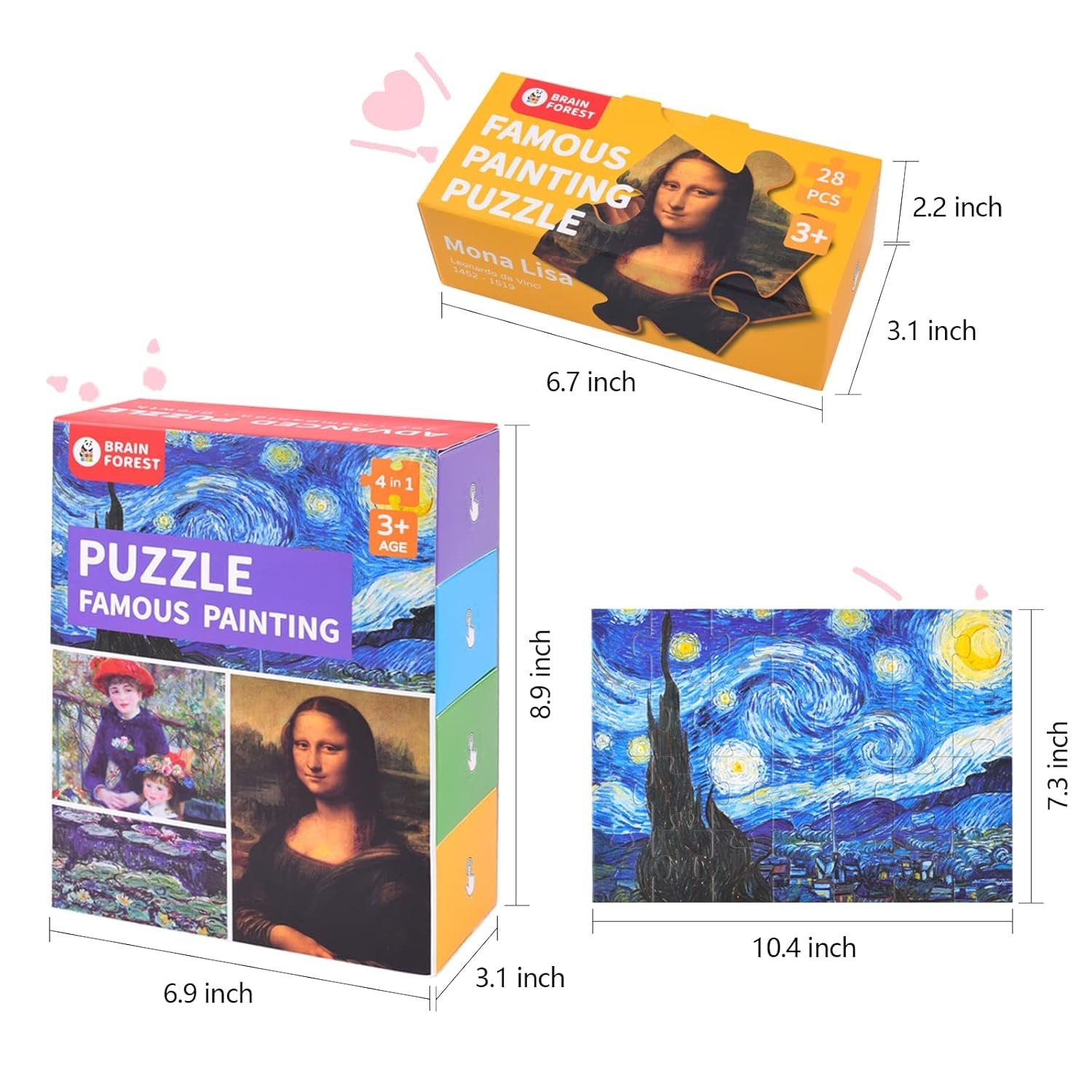 2 PCS Magical World Puzzle (120 PCS Each) ? Colorful and Engaging Puzzle Set for Kids ? Fun Activity for Children