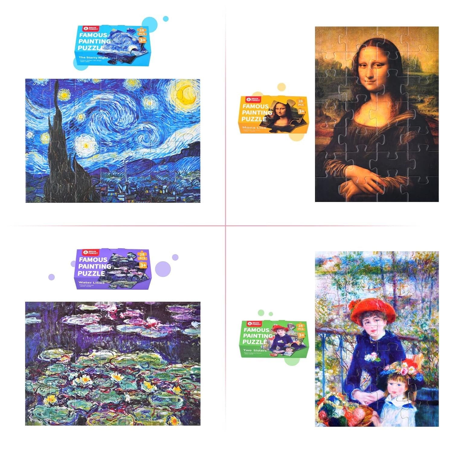 2 PCS Magical World Puzzle (120 PCS Each) ? Colorful and Engaging Puzzle Set for Kids ? Fun Activity for Children