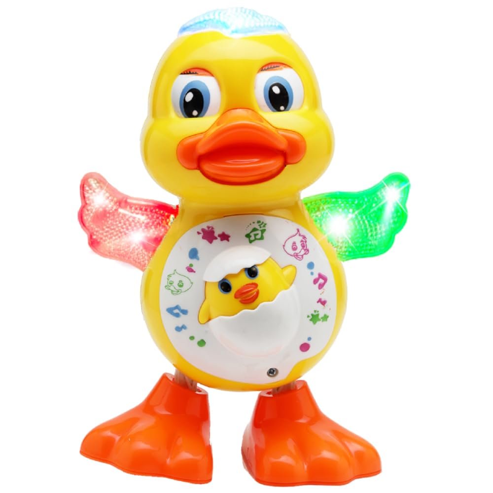 Dancing Duck Toy ? Musical and Interactive Toy for Kids ? Fun and Entertaining Duck with Lights and Sounds