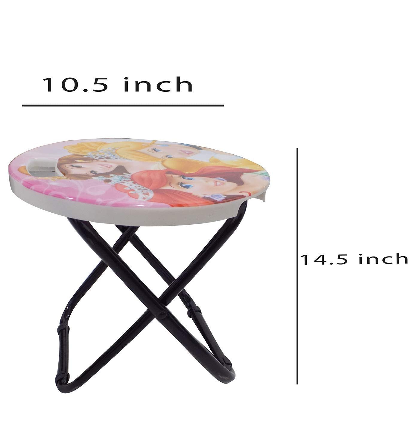 Plastic Round Shape Baby Stool ? Safe and Sturdy Baby Stool for Toddlers ? Non-Slip, Durable, and Easy to Clean