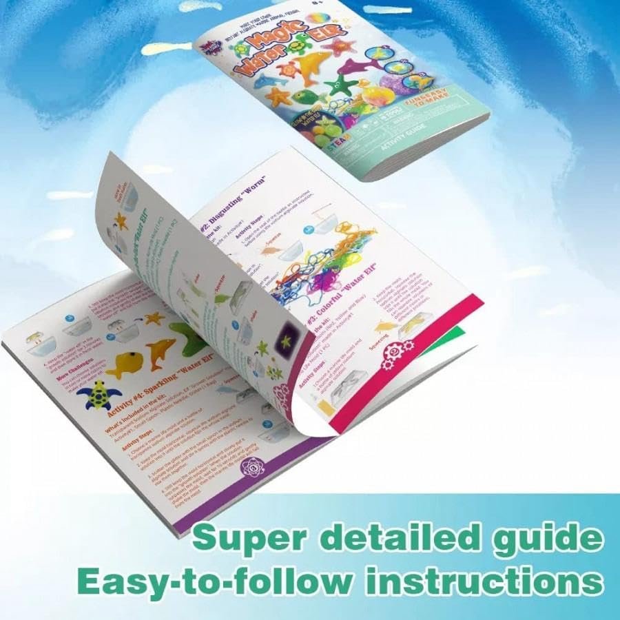 Creative 3D Magic Water Elf ? Fun and Interactive Toy for Kids ? Magical Water Toy with Movement and Lights