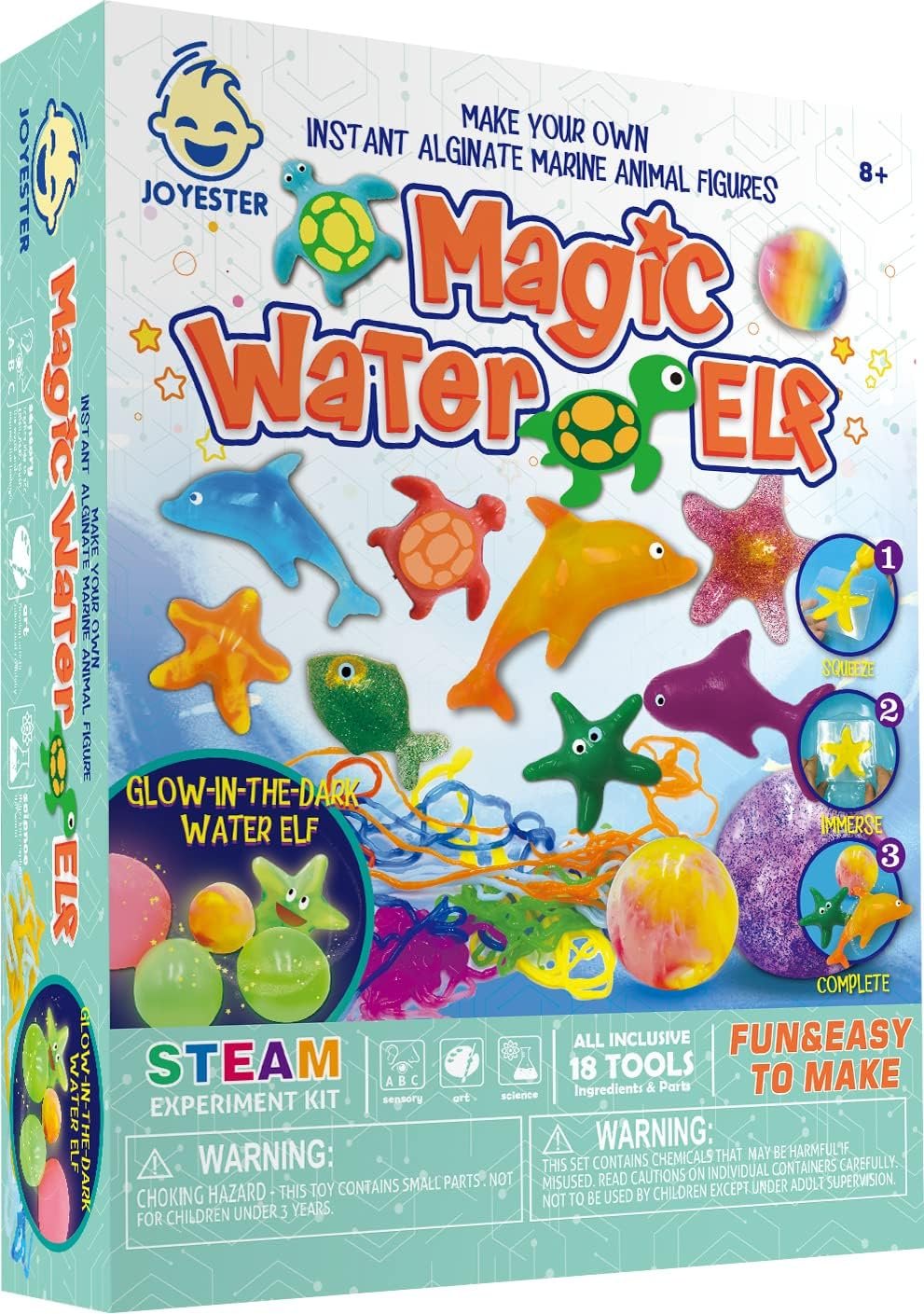 Creative 3D Magic Water Elf ? Fun and Interactive Toy for Kids ? Magical Water Toy with Movement and Lights