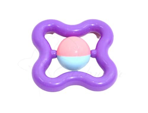 Soft Ball Rattle Teether for Baby ? Safe Bath Toy and Teether ? Gentle and Fun Toy for Babies