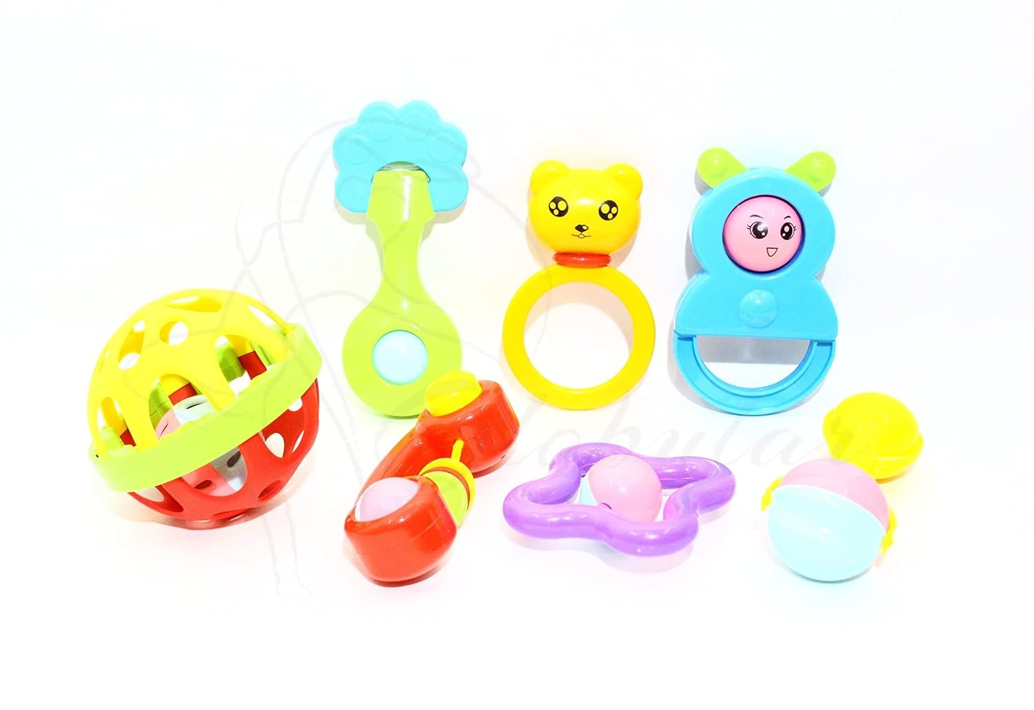 Soft Ball Rattle Teether for Baby ? Safe Bath Toy and Teether ? Gentle and Fun Toy for Babies