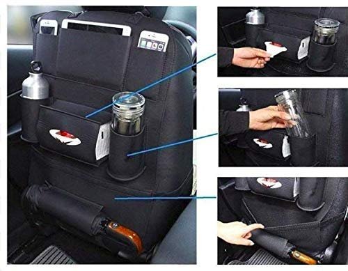 Car Back Seat Organizer ? Multi-Pocket Car Storage Organizer ? Keeps Your Car Clean and Tidy ? Ideal for Kids and Road Trips