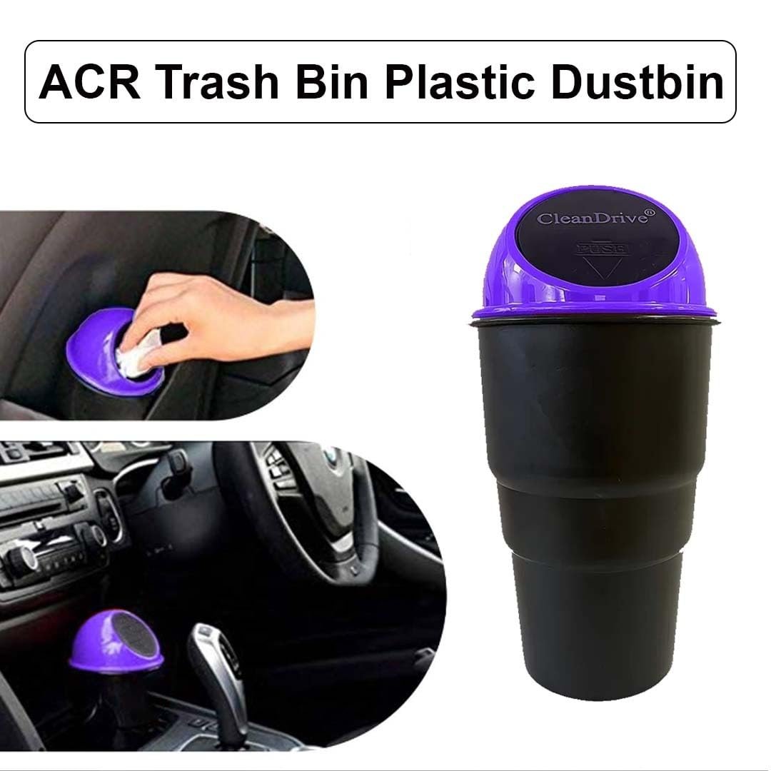 Car Trash Bin ? Compact and Convenient Car Waste Bin ? Keep Your Car Clean and Tidy ? Ideal for Small Spaces