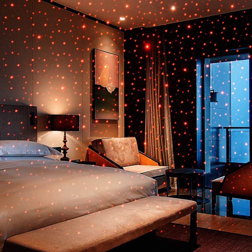 USB LED Car Projector Decorative Light ? Ambient LED Lights for Car Interior ? Customizable Lighting Effects for a Unique Look