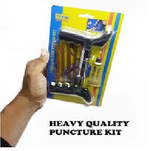 Tyre Puncher Kit ? Complete Car Tyre Repair Kit ? Fix Punctures and Leaks on the Go ? Includes Tools and Accessories