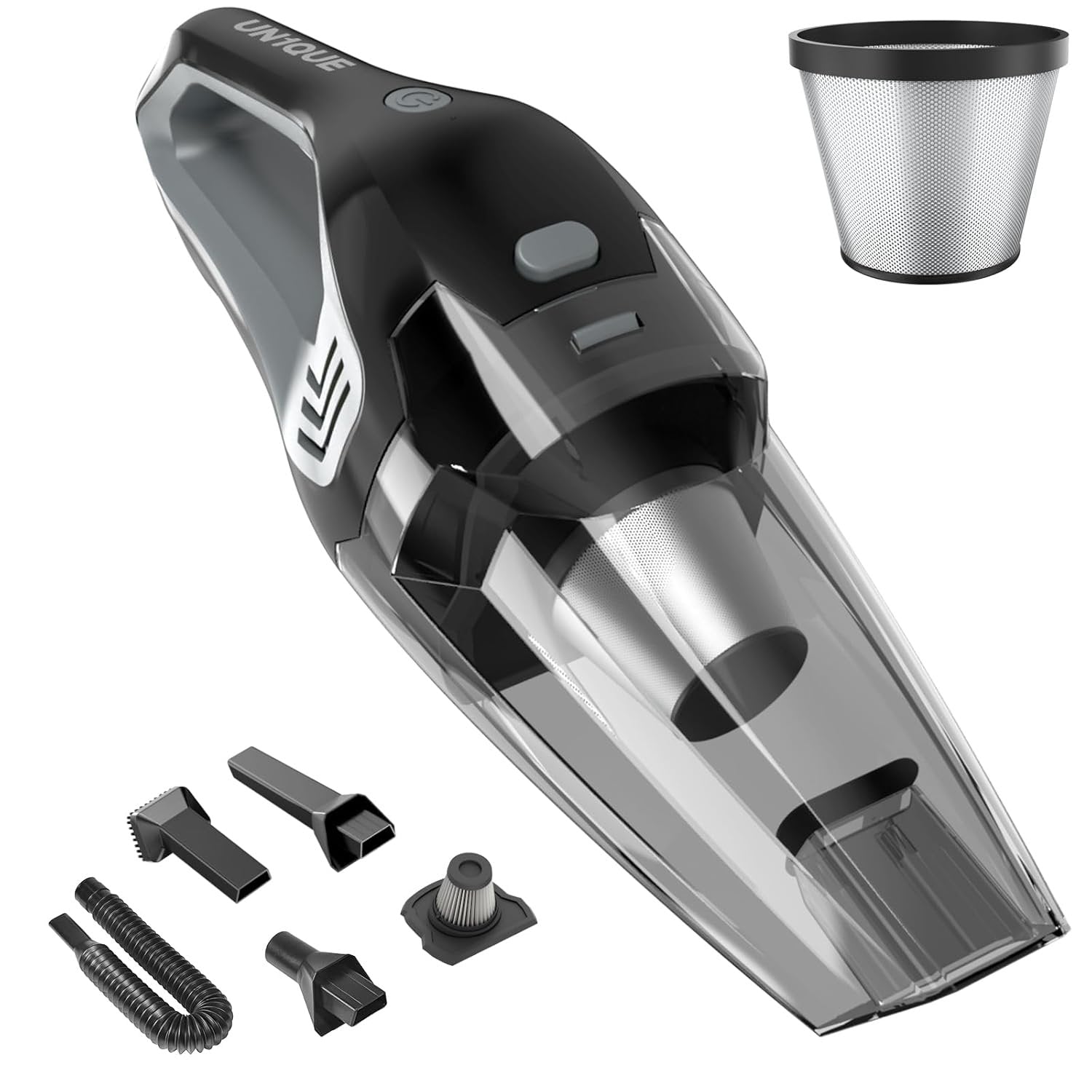 Portable Car Vacuum Cleaner ? 120W High-Power Car Vacuum ? Compact and Lightweight ? Cleans Car Interior Thoroughly