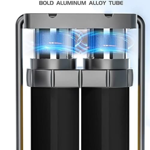 Double Cylinder Foot Pump ? High-Pressure Foot Pump for Tires and Sports Equipment ? Durable and Fast Inflation