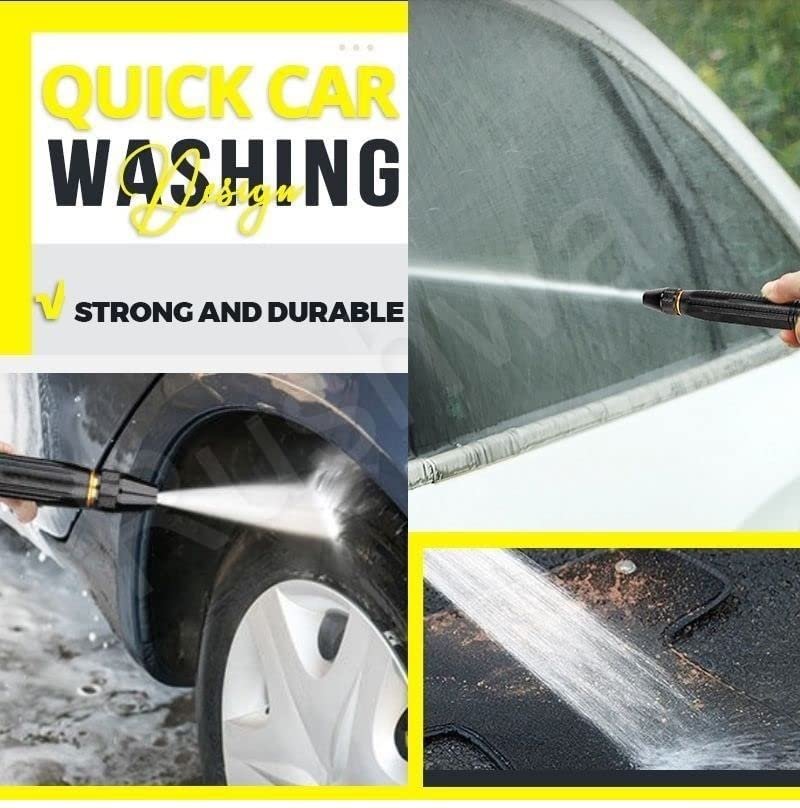 High Pressure Power Car Wash Water Gun ? Car Cleaning Water Gun with Adjustable Pressure ? Ideal for Car Exterior and Interior Washing